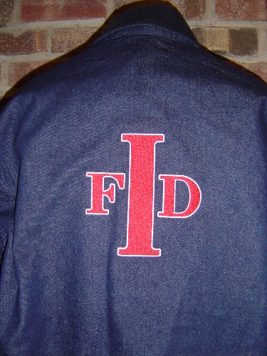 Indianapolis Fire Department Embroidered Back Option #2